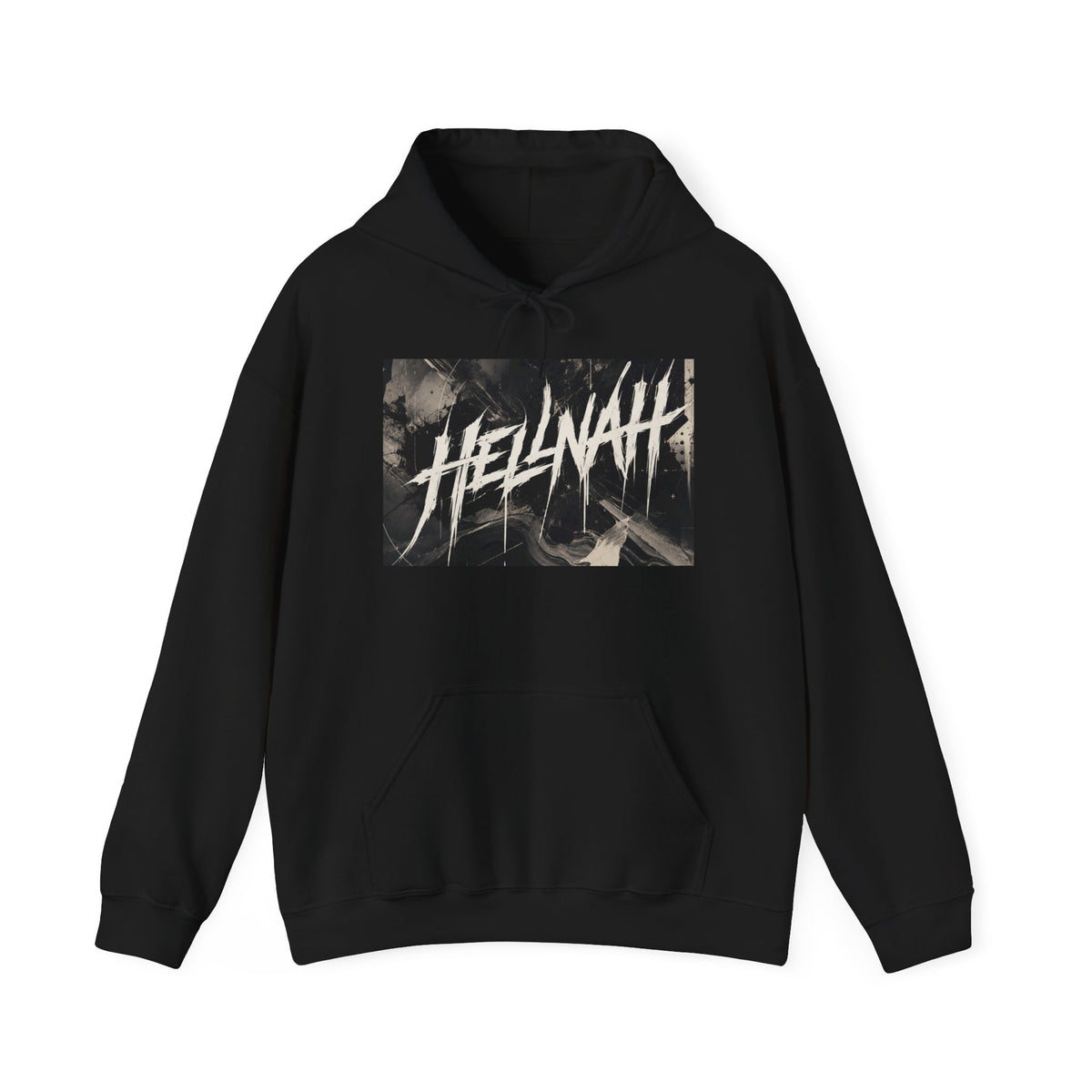 Unisex "HELLNAH" kapucnis pulóver