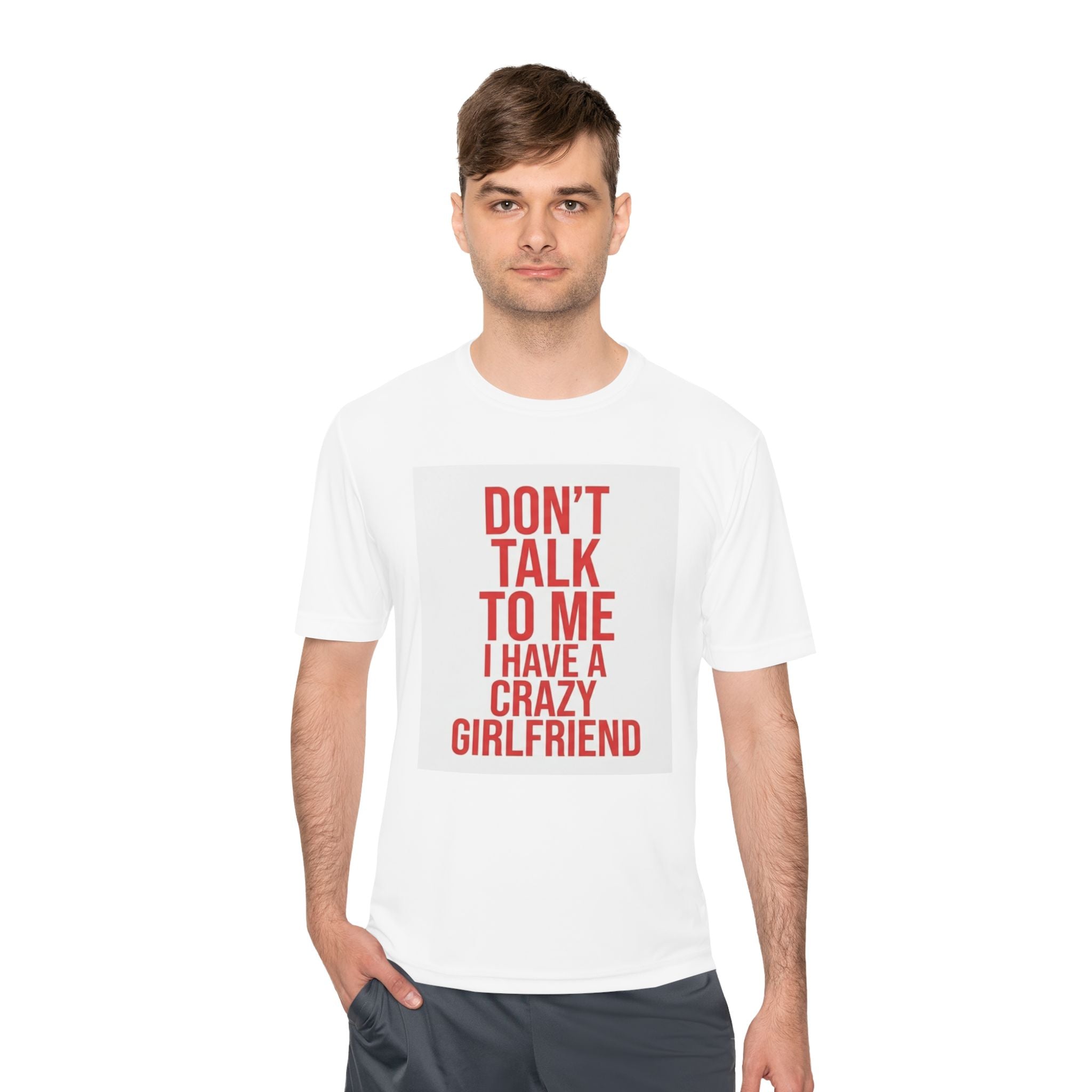 Unisex "DON'T TALK TO ME — CRAZY GIRLFRIEND TEE" póló