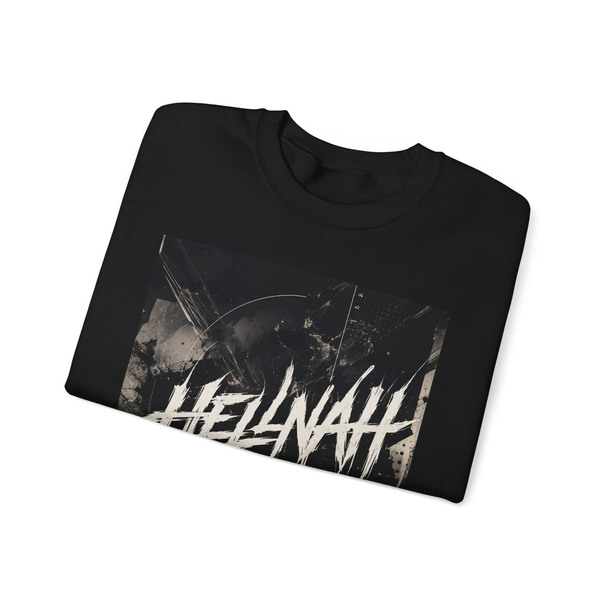 Unisex "HELLNAH" kapucnis pulóver