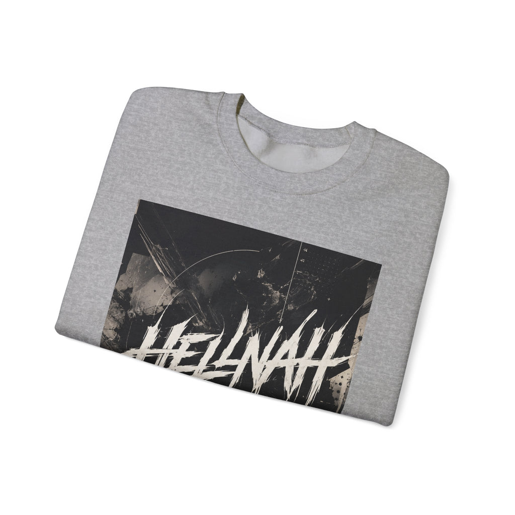 Unisex "HELLNAH" kapucnis pulóver
