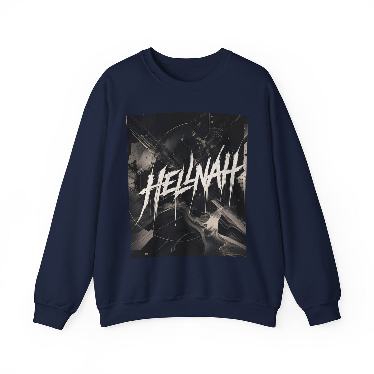 Unisex "HELLNAH" kapucnis pulóver
