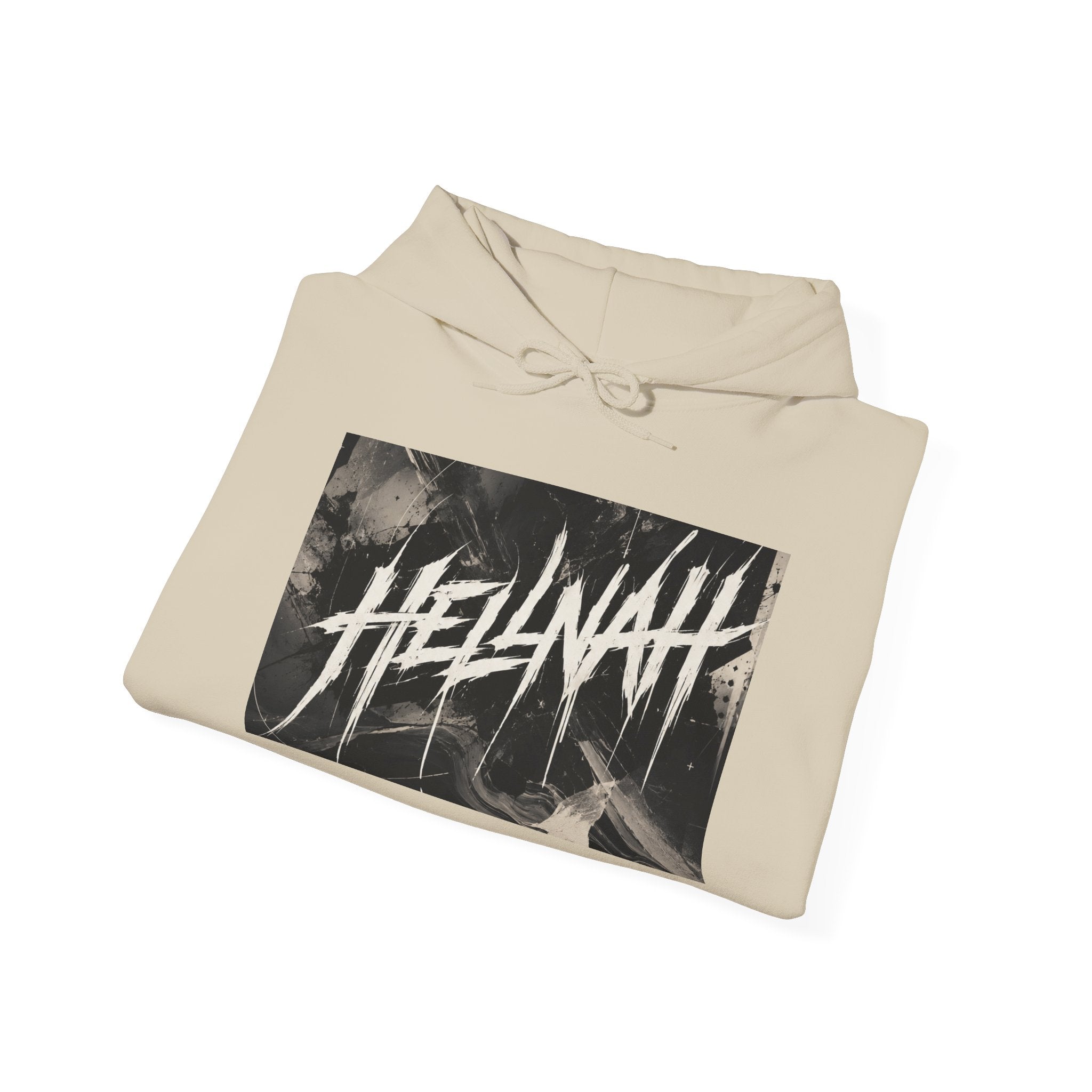 Unisex "HELLNAH" kapucnis pulóver