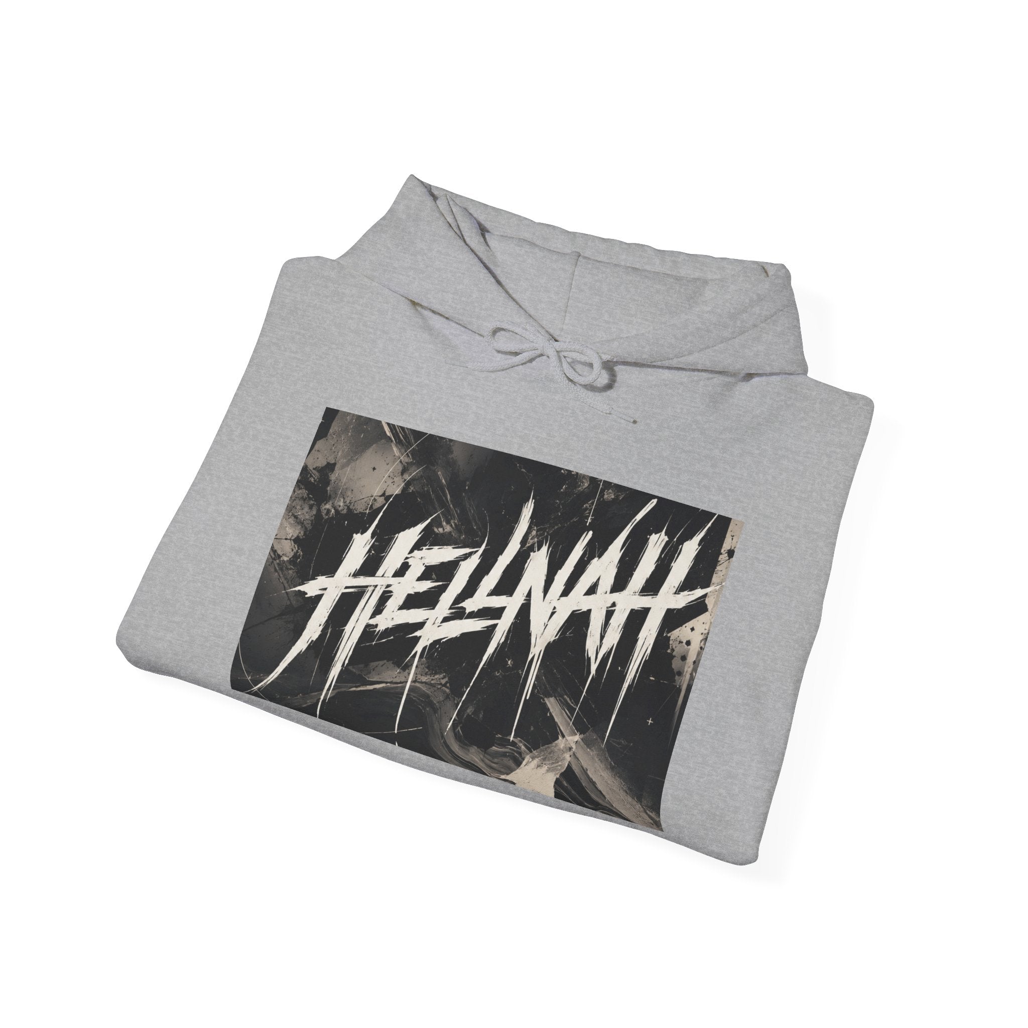 Unisex "HELLNAH" kapucnis pulóver