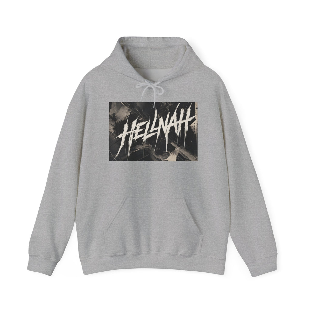 Unisex "HELLNAH" kapucnis pulóver