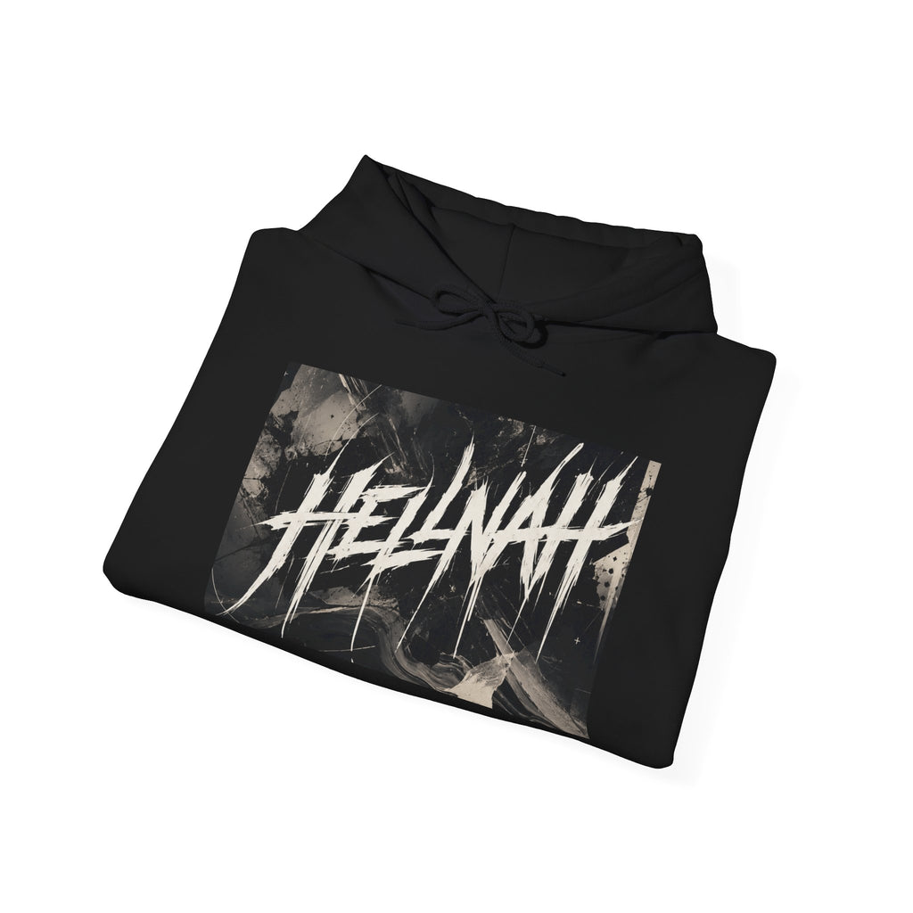 Unisex "HELLNAH" kapucnis pulóver