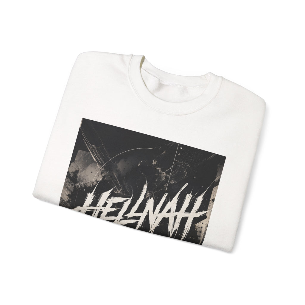 Unisex "HELLNAH" kapucnis pulóver