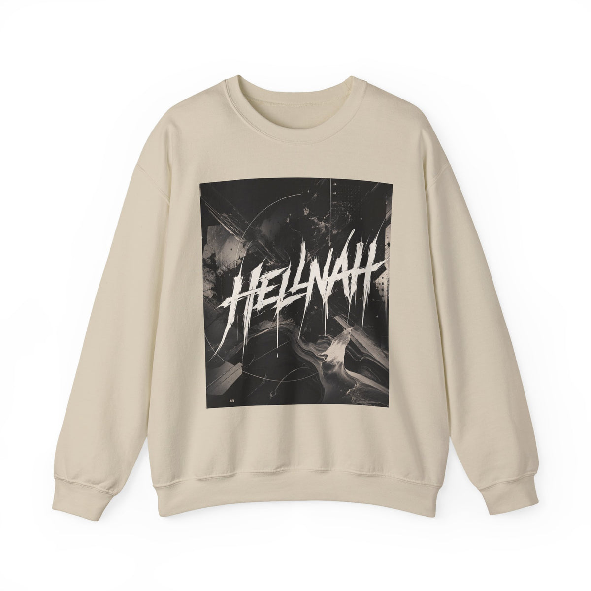 Unisex "HELLNAH" kapucnis pulóver
