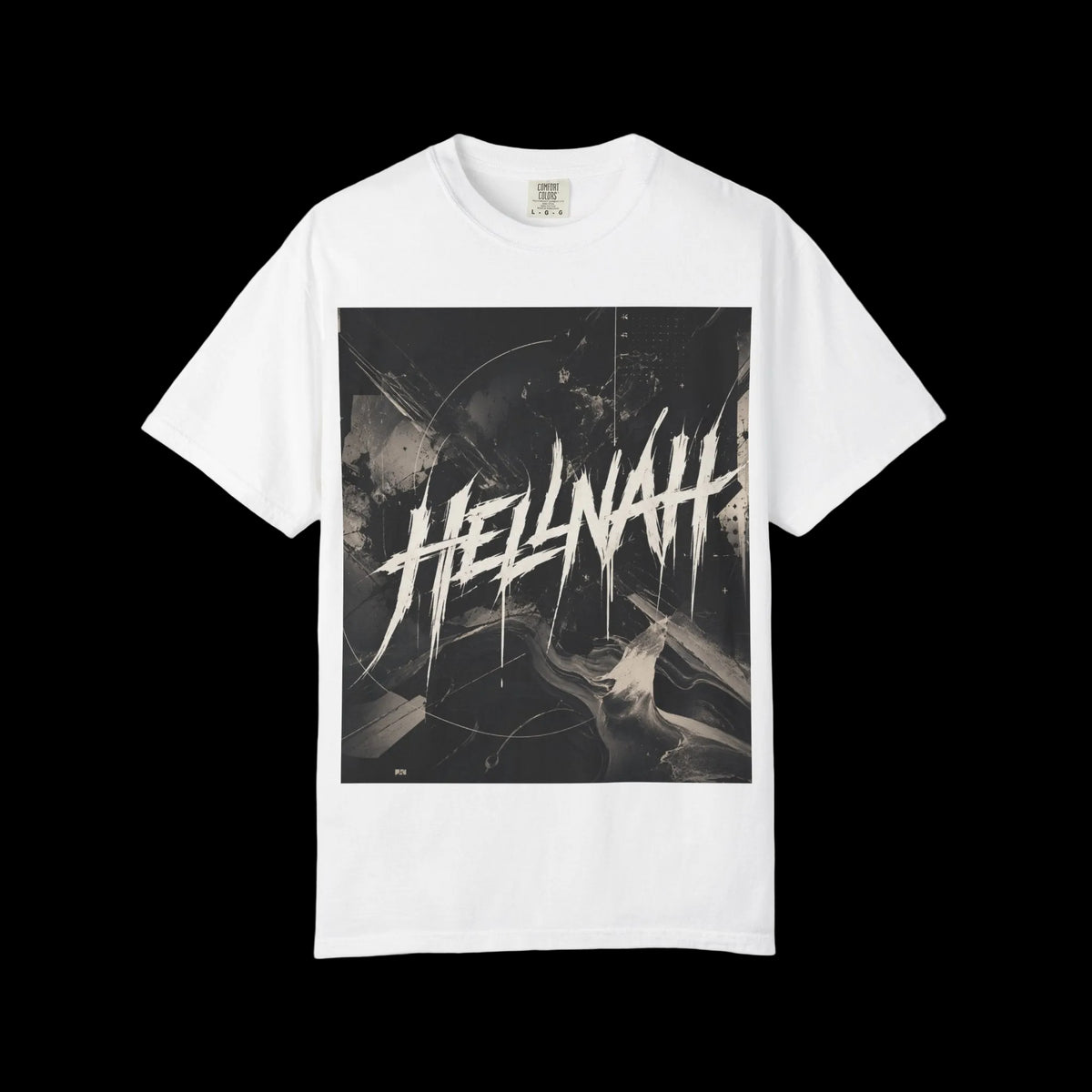 Unisex ruhafestett "HELLNAH" póló