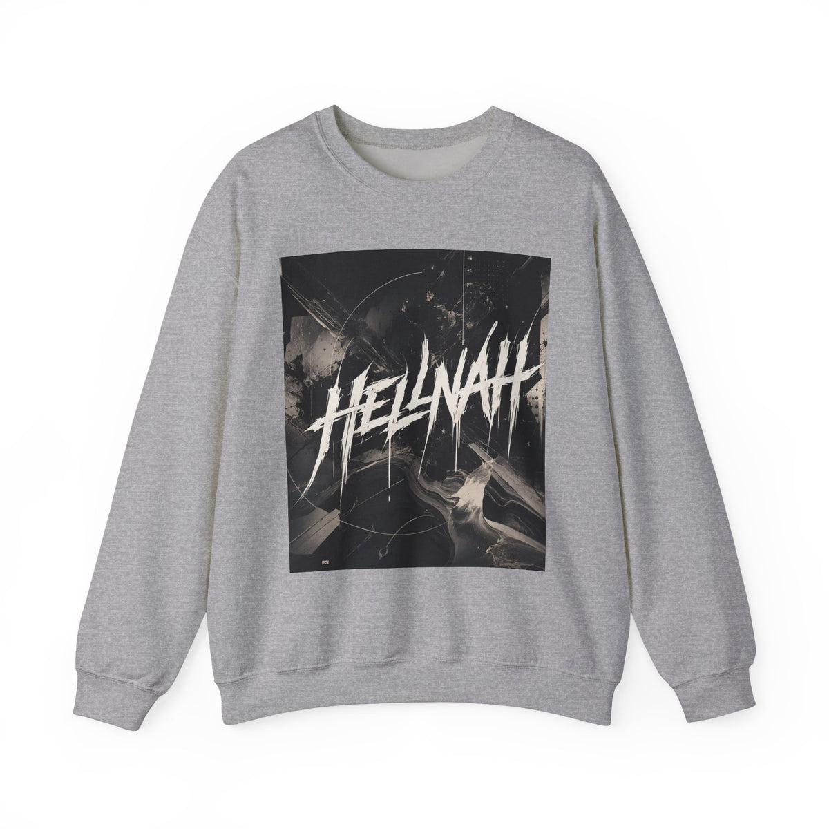 Unisex "HELLNAH" kapucnis pulóver