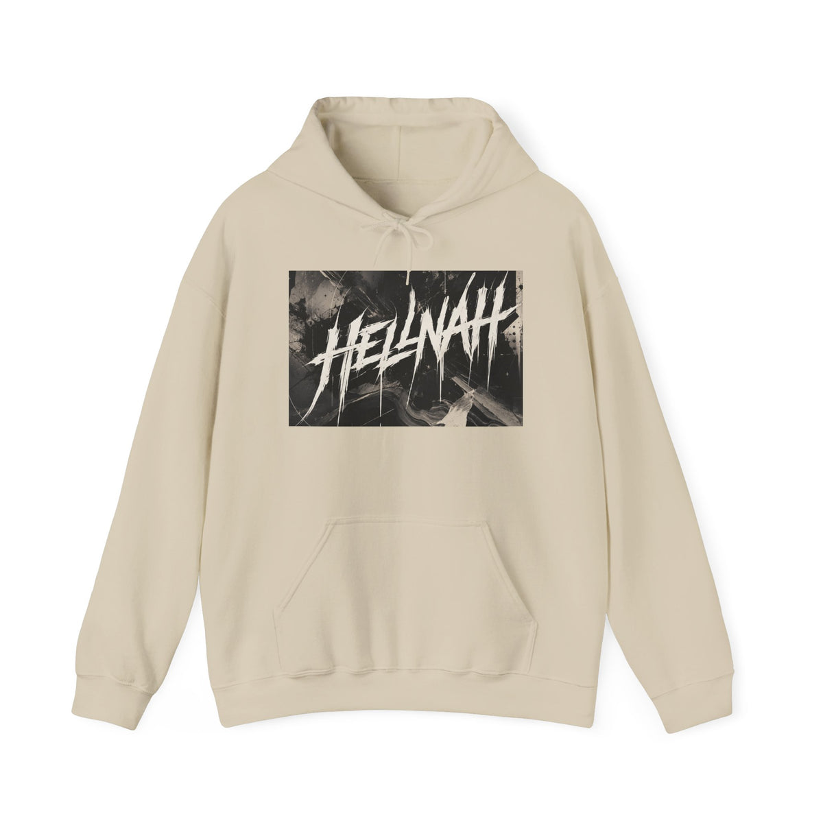 Unisex "HELLNAH" kapucnis pulóver