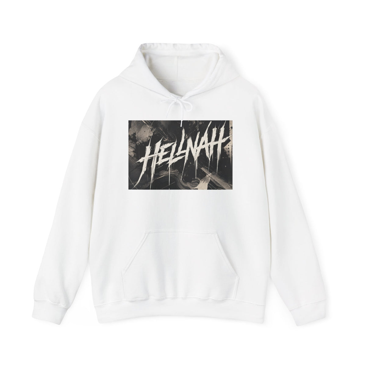 Unisex "HELLNAH" kapucnis pulóver