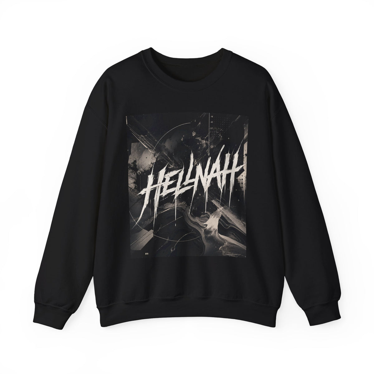 Unisex "HELLNAH" kapucnis pulóver