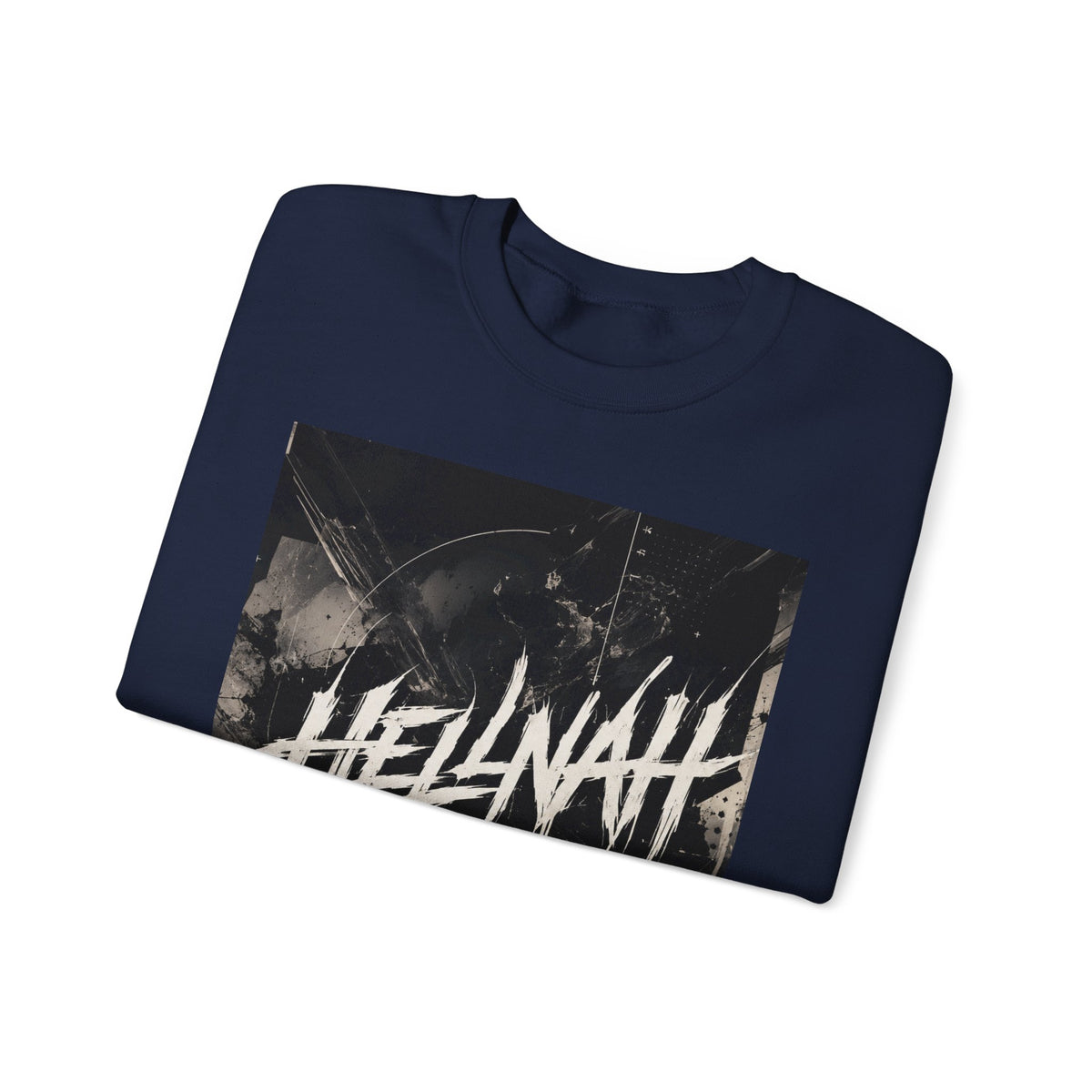 Unisex "HELLNAH" kapucnis pulóver